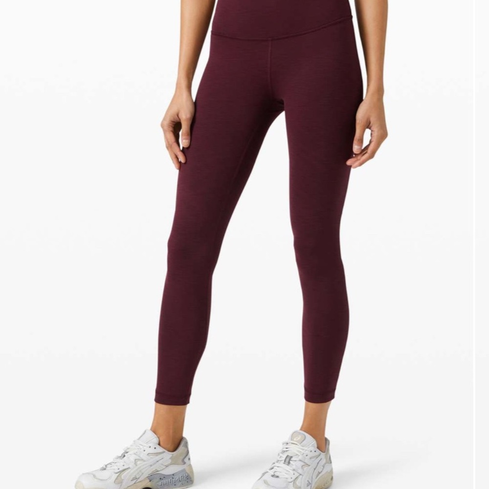 Lululemon Wunder Train High Rise Tight 25” size 10